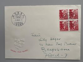 1948 IMABA Basel Nr. 288 im 4er-Block