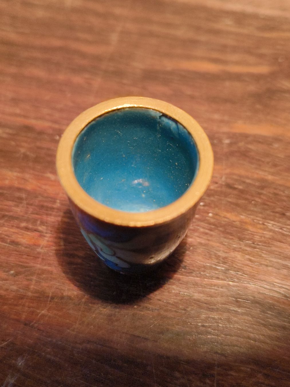 Ditali: Cloisonné Fingerhut Messing Emaille – Usato da stettlen venduto da VintageBern_ch 5