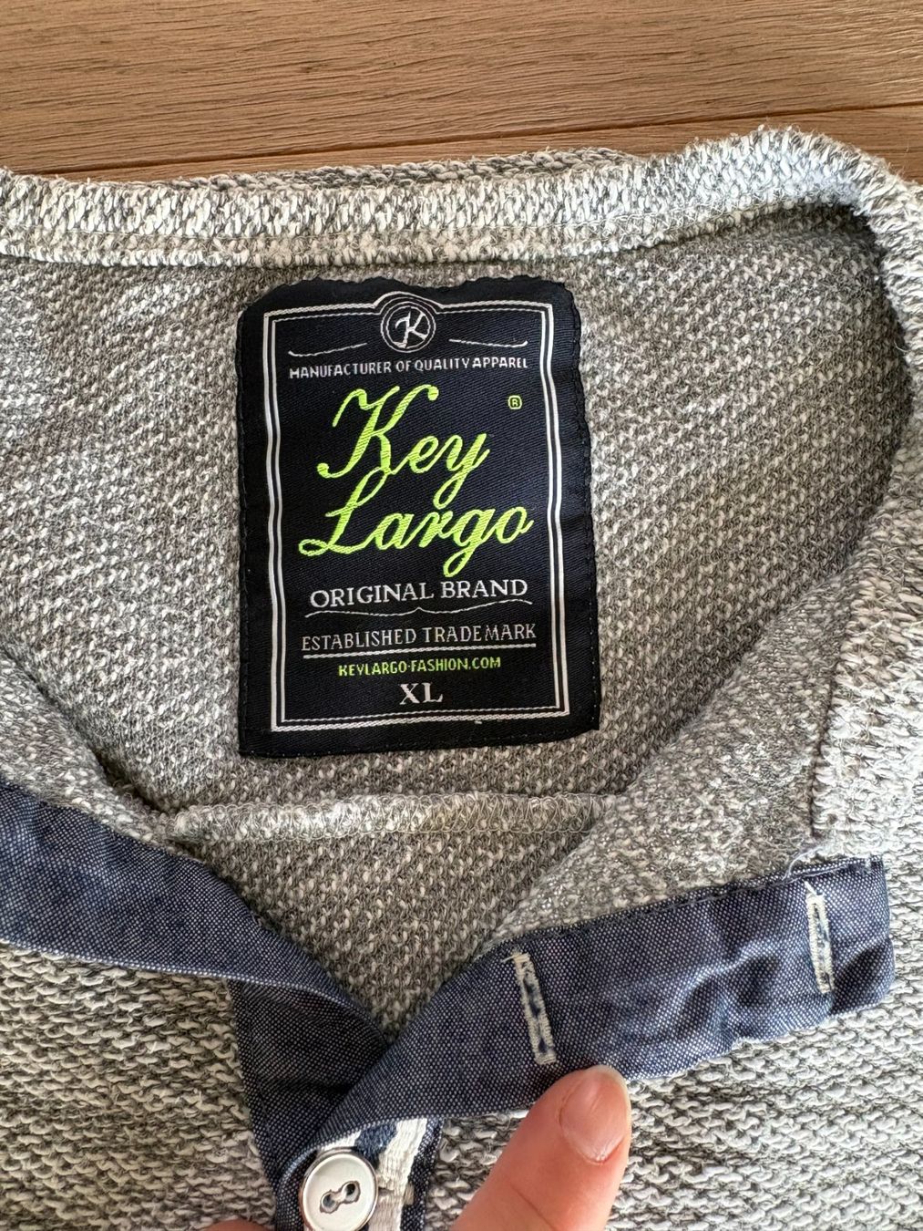 Pulls & Sweat-shirts: 2 x Strickpullover von Key Largo, Hellgrau/Grau – D'occasion à Aesch LU par Rovo 3