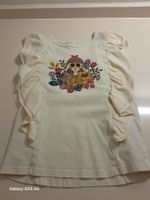 T-shirt d'été fille, manches à volant, taille 110/116 cm