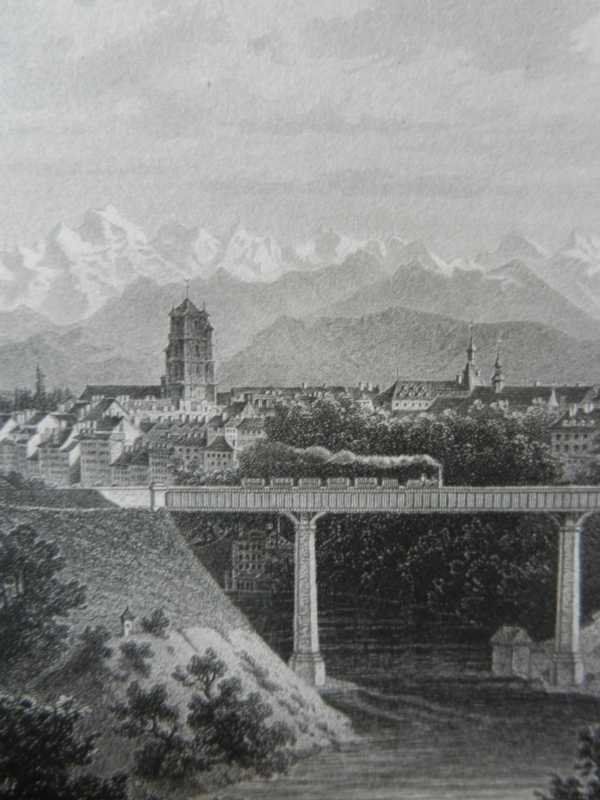 Gravures: Bern Eisenbahnbrücke – D'occasion à Risch par Rischli15 4