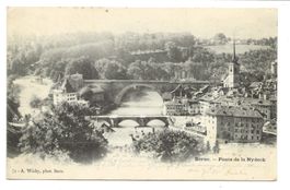 Bern - Stadt - Ponts de la Nydeck - Aare - 1901