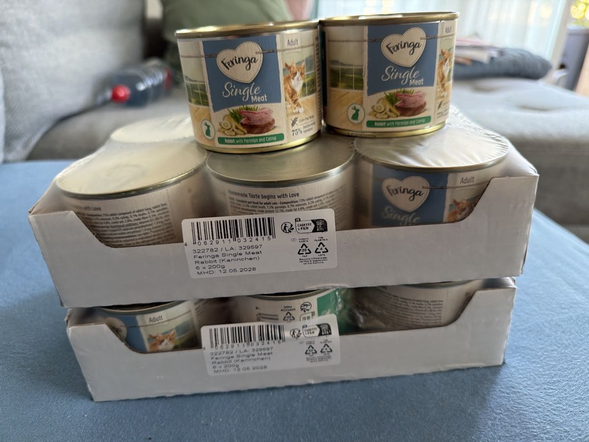 Nourriture: Feringa Single meat Kaninchen 14x200 g  – Neuf avec emballage d'origine à Aarau par Tam6