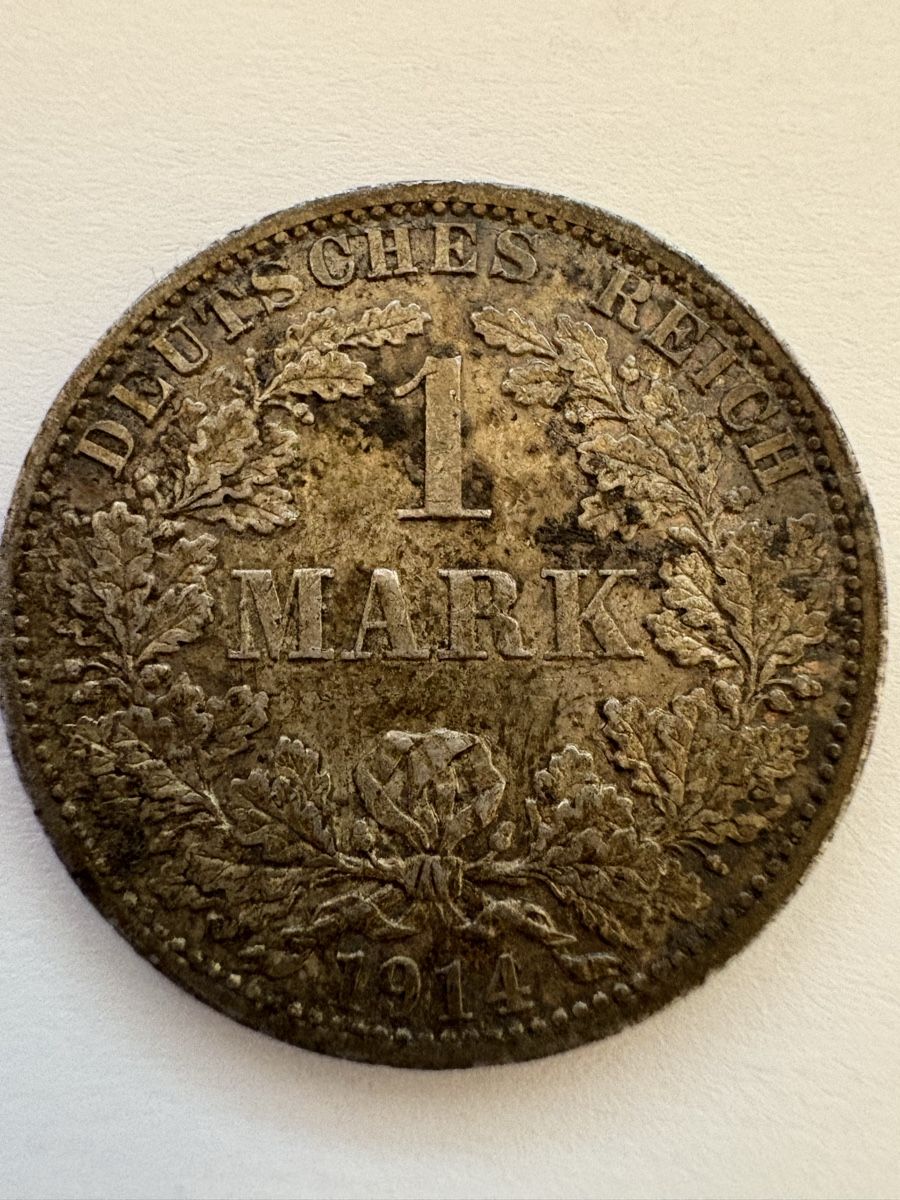 Alle Münzen: 1Mark Munze Deutschen Reich  – Gebraucht aus Murten von Tzaugg 3