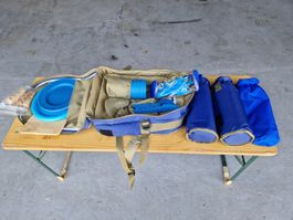 Camping Set NEU Camping Rucksack  Picknick Set Survival Kit