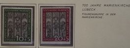 BRD, Nr. 139-40 Marienkirche feines fälzchen Kt. 75