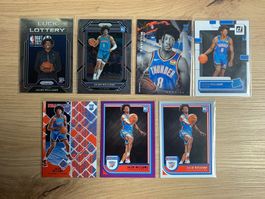 NBA Jalen Williams RC Lot 7 Cards inkl PURPLE 🔥🔥🔥