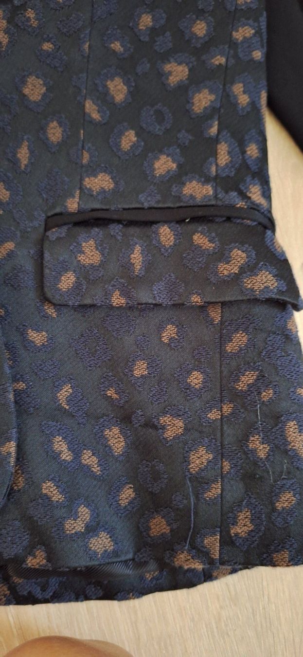 Marc Jacobs Giacche: Marc by Marc Jacobs - toller Blazer schwarz mit Leomuster – Usato da Granges VS venduto da dan_6bcm 3