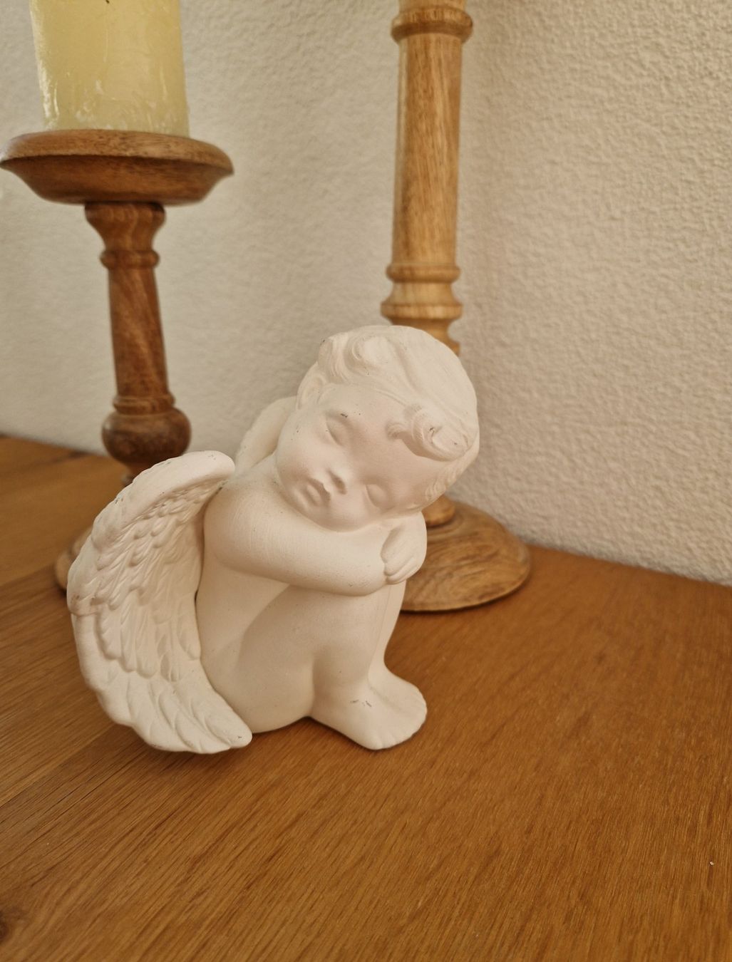 Statuette: Engel schlafend/sitzend/geborgen – Usato da Siblingen venduto da Vany_McDougall 1