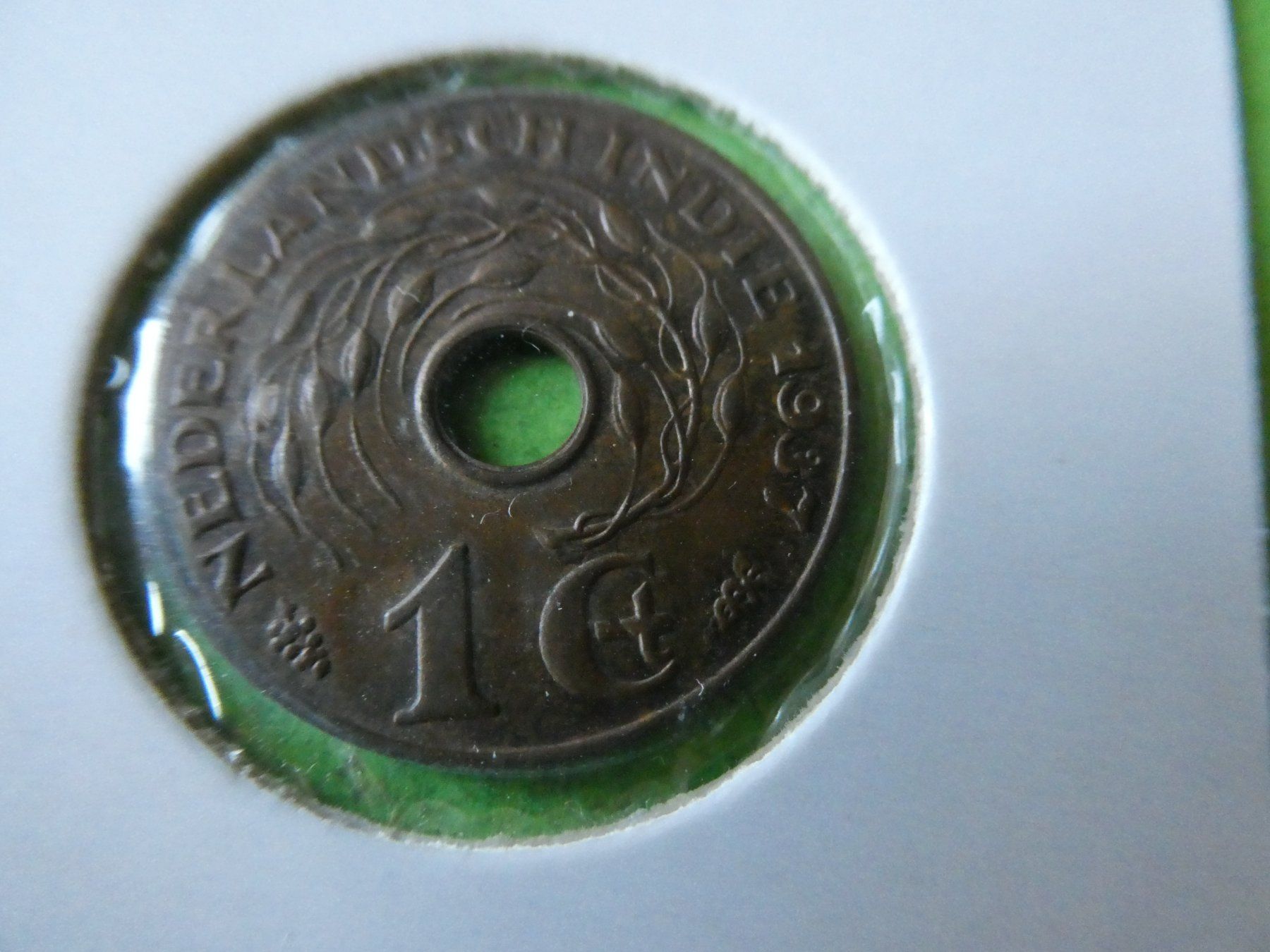 Tutti le monete: Niederländisch-Indien 1937, 1 Cent    stgl – Usato da Hinterforst venduto da Rohusri 1