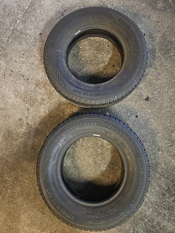 Altro in Scrittura & Disegno: 2 GOMME ESTIVE 185 80 14 CONTINENTAL  – Usato da Biasca venduto da autolowcost 1