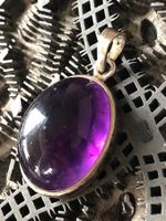 AMETHYST  Zambia 🇿🇲   Grosser Anhänger in Silber !!!