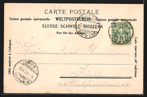 Cartes postales: AK Basel, Matthäuskirchplatz mit Kirche – D'occasion à Berlin par bartko-reher 1