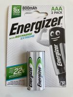 Energizer 2 Stk. AAA Akku Batterien 800 mAh