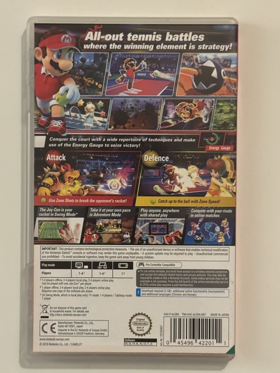 Nintendo Jeux: Mario Tennis Aces - Nintendo Switch – D'occasion à Zürich par jabo22 1