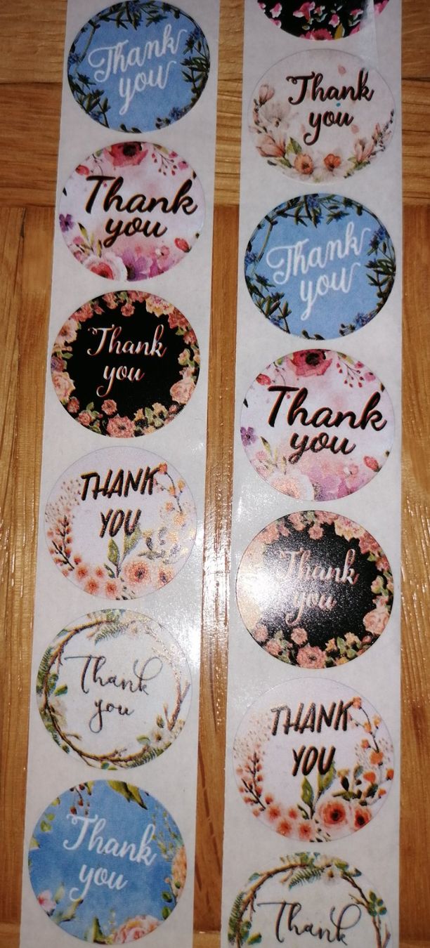 Aufkleber: 50x "Thank you" Stickers – Neu (gemäss Beschreibung) aus Dübendorf von lus_d2rx