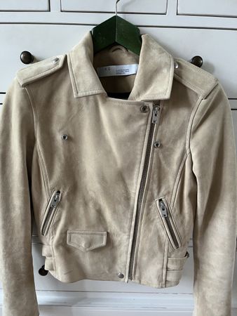 IRO Paris Wildlederjacke, Gr. 36 - perfekt für den Frühling