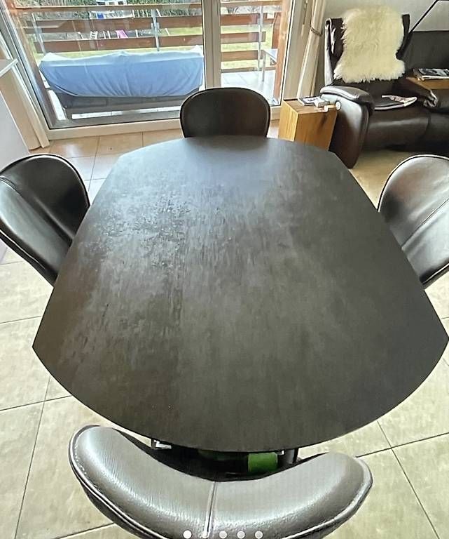Tavoli: Table en céramique anthracite extensible – Usato da Mollens VS venduto da cha_wh9r 1