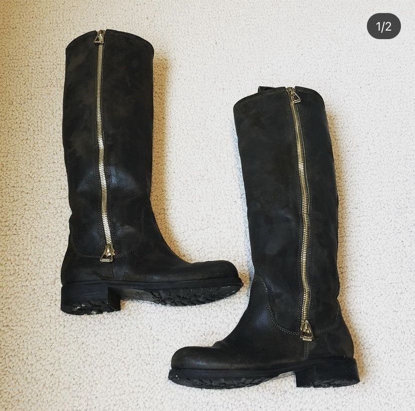 Jimmy Choo Scarpe da donna: Jimmy Choo brown loots – Usato da Dallenwil venduto da ZD2019 1