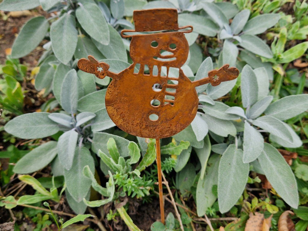 Tutte le decorazioni: Schneemann Rost 35cm – Nuovo e nell'imballaggio originale da Matzendorf venduto da Gartendeko-Shop 1