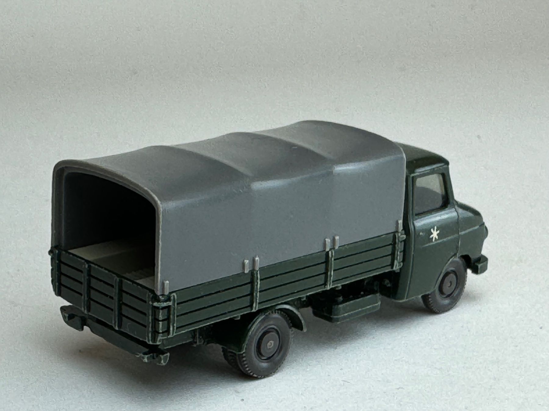 Wiking Modellini d'auto: Wiking  Opel Blitz Schräghaube Pritsche Polizei – Usato da Elm venduto da Wikmtz 1