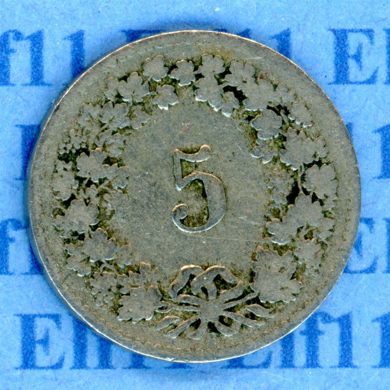 Tutti le monete: CHF___0.05 1879 s 5 Rappen – Usato da Widnau venduto da Elf11 1