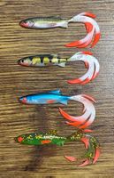 BALZER Shirasu Reptile Shad UV Booster 7cm - 4er Set