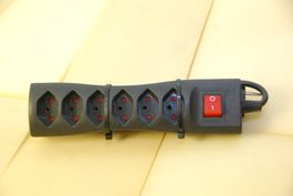 Steckdosenleiste SafetyLine, schwarz