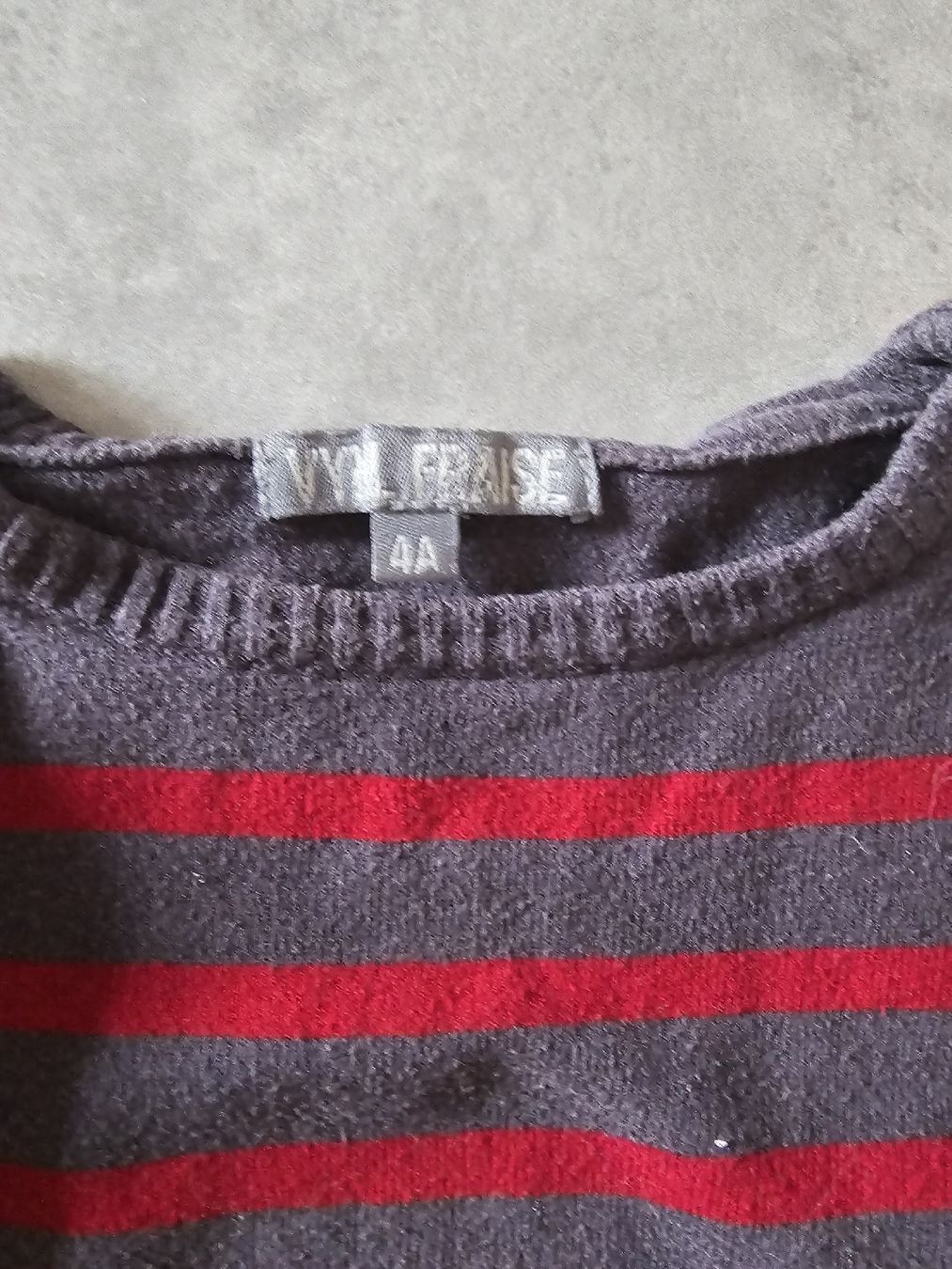 Vestiti & Gonne: Robe pull enfant VYL FRAISE rayée rouge 4 ans – Usato da Sornetan venduto da T.a333 2