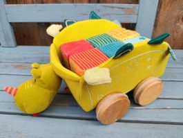 Walter Lilliputiens Drachenziehwagen mit 6 Stoffwürfeln