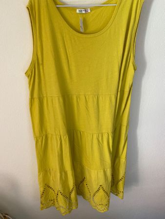 %SOMMERKLEID GELB-DAMEN%