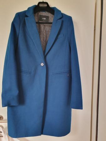 Oodji Damen Mantel, Petrol Blau, Neu!