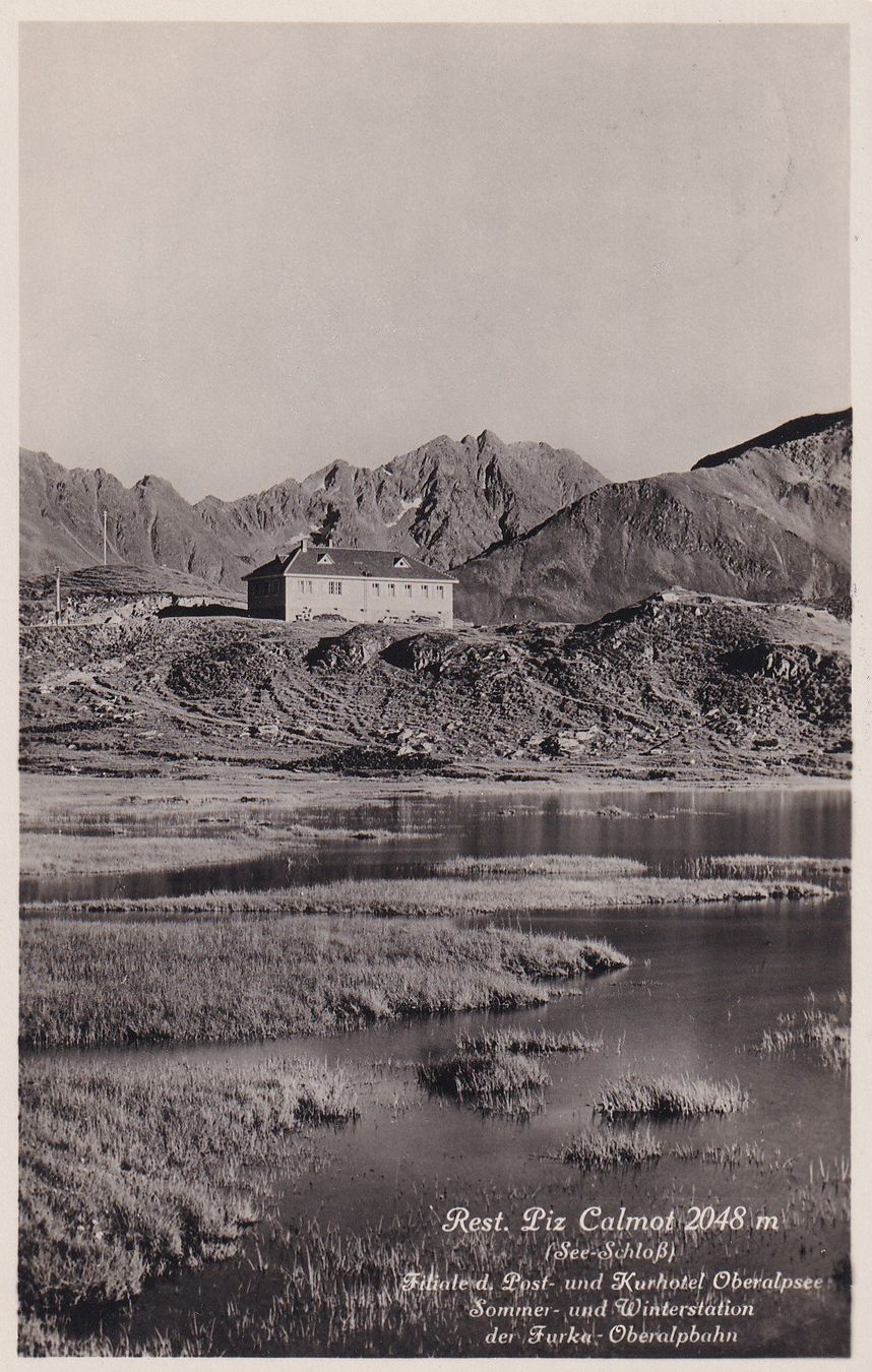 Cartoline postali: Rest. Piz calmot  1939 – Usato da Cormoret venduto da Pascalll2001