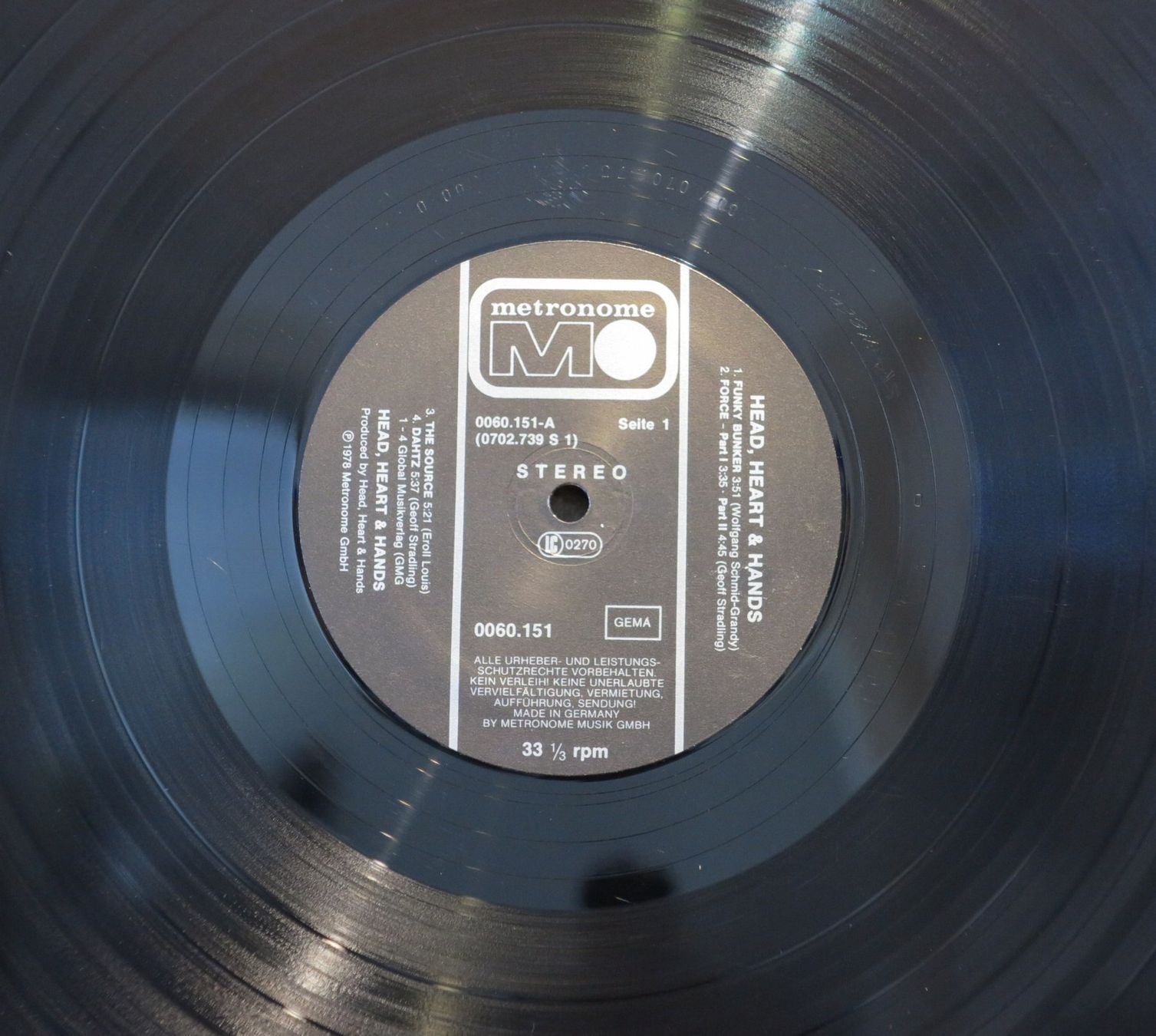 Schallplatten: Head, Heart & Hands / LP – Gebraucht aus Zürich von Naim60 2