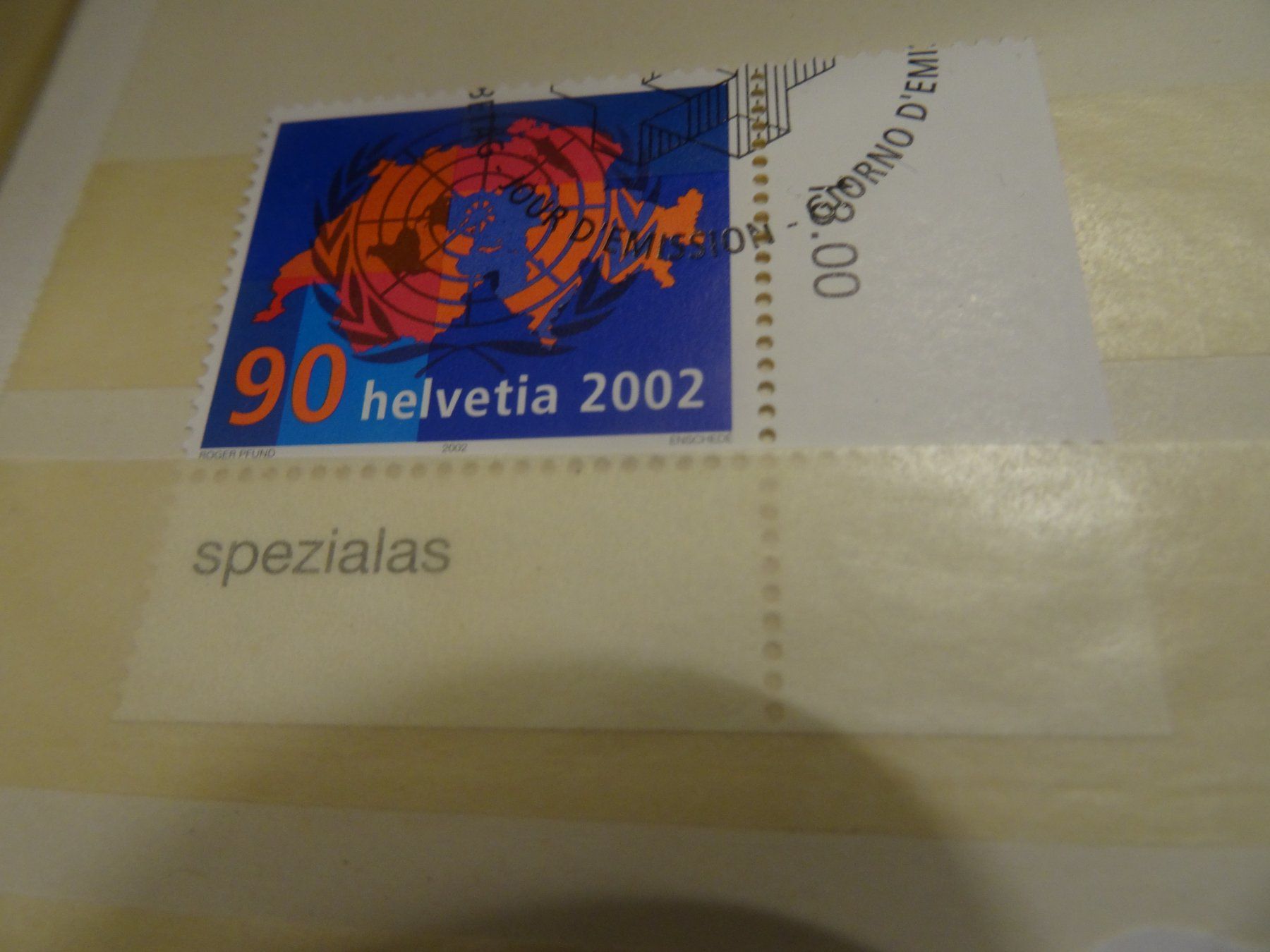 Tutti i francobolli: 2002 Uno-Beitritt ET-ECK – Usato da Olten venduto da pechsisa1