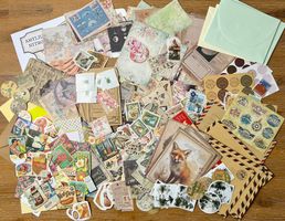 Scrapbooking Stickers Aufkleber Papiere Karte Etikett