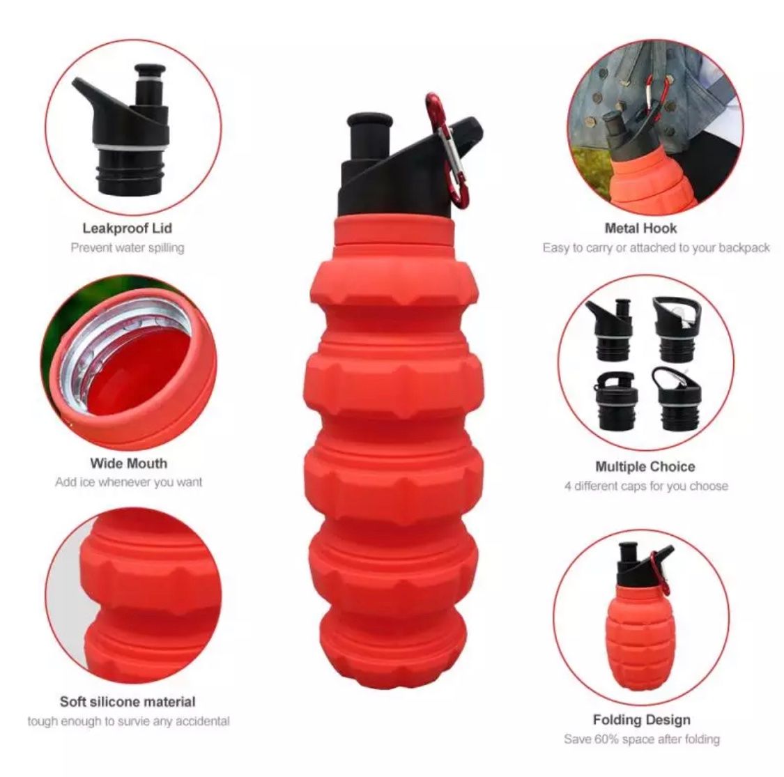 Borracce & Thermos: Trinkflasche Granate – Nuovo e nell'imballaggio originale da Rodersdorf venduto da fris01 1