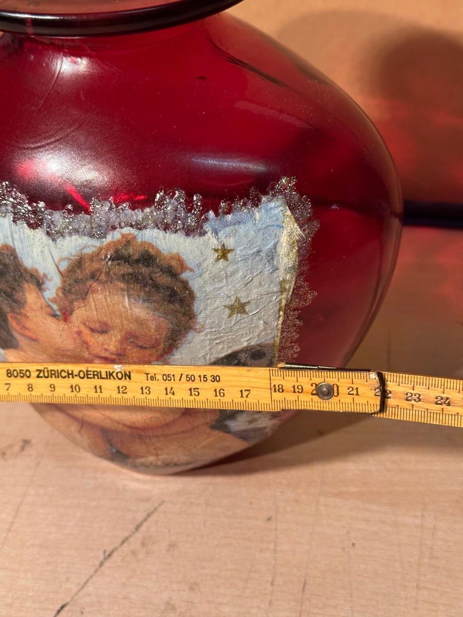 Vase & Récipients: Ruby Red Angel Vase - Perfect for Valentine's Day! – D'occasion à Lausanne par vas_cdb2 6
