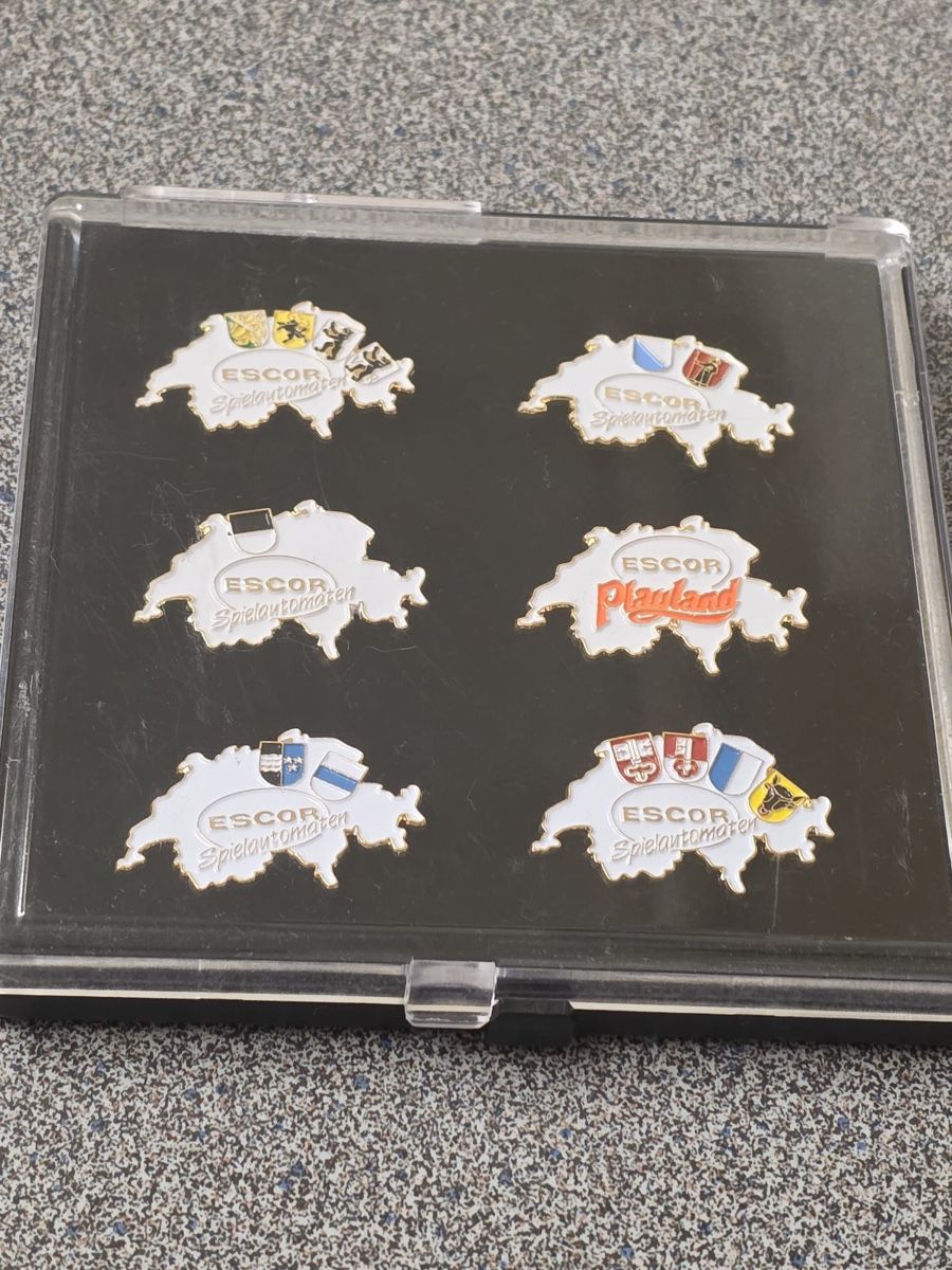Placchette & Badge: PIN - Set „ESCOR“ – Usato da Wangen b. Olten venduto da Finolino28 1