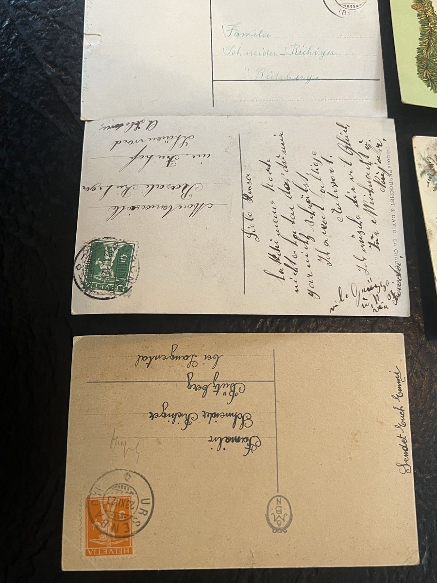 Cartoline: 6 aWeihnachtskarten antik 1910 – Usato da Laufen venduto da Belezza 7