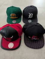 4 Baseball Cap 47, Mitchell&Ness Bulls, Sonics, Reptors, Det