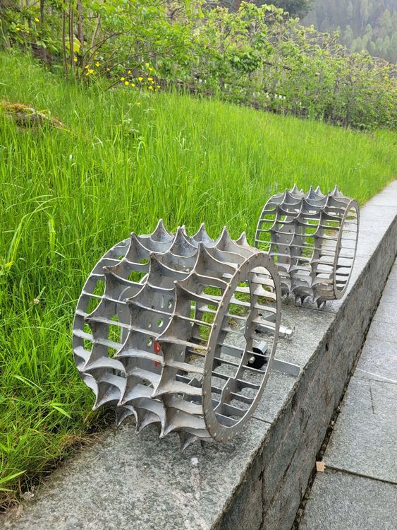 Stachelräder / Stachelwalzen / Gitterräder zu Motormäher (Gebraucht) in ...