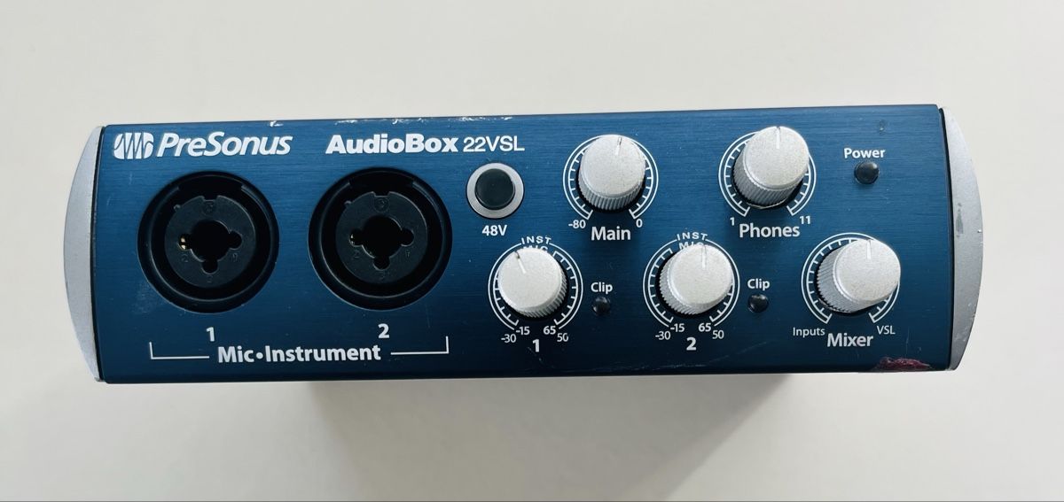 PreSonus Amplificatori: PreSonus AudioBox 22VSL USB Audio Interface | 2 Mic Preamps – Usato da Hergiswil NW venduto da WoDu