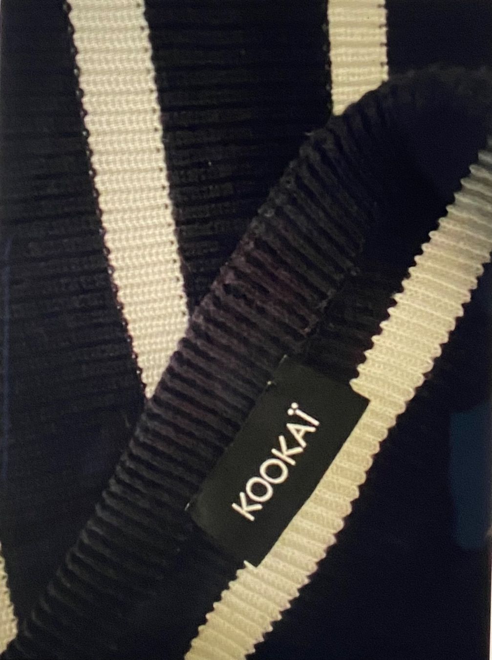 Kookai Pullover & Sweatshirts: KOOKAI Pull maille rayé marine/blanc col V t.L – Neu (gemäss Beschreibung) aus Genève von kik_8jd6 2