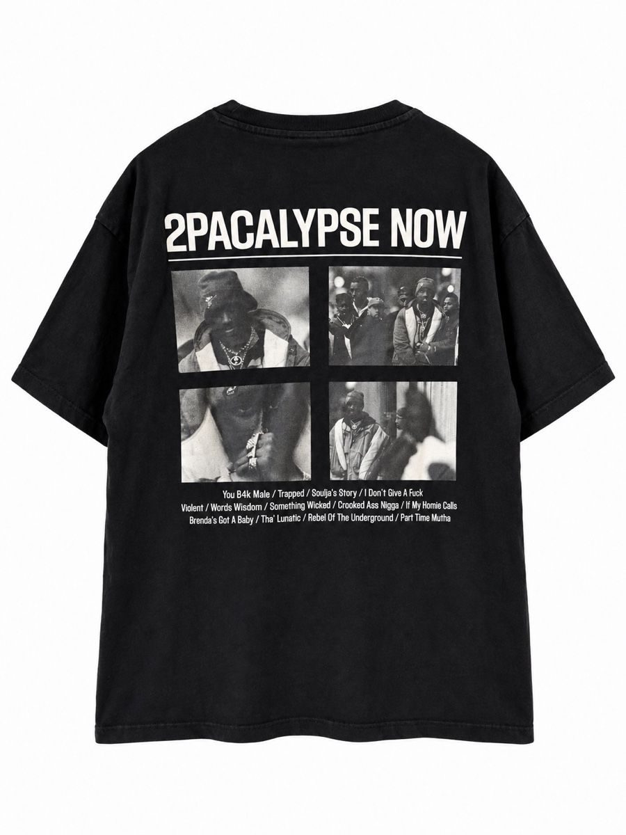Bershka T-shirt: Maglietta 2Pac 2Pacalypse Now nera usata – Nuovo e nell'imballaggio originale da Dübendorf venduto da Mrsuperdeal