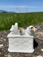 PORZELLAN- SCHÄLCHEN  SCHMUCKSCHÄLCHEN RINGABLAGE  TAUBEN
