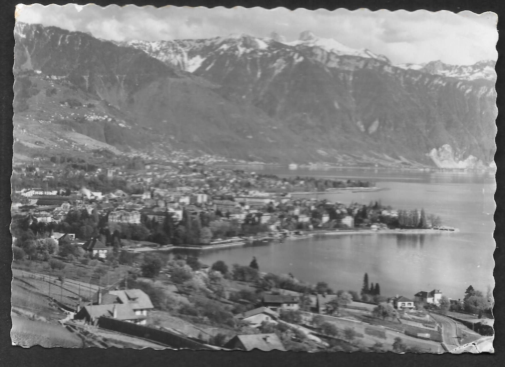 Cartoline postali: Vevey vue générale – Usato da Olten venduto da clotaldi