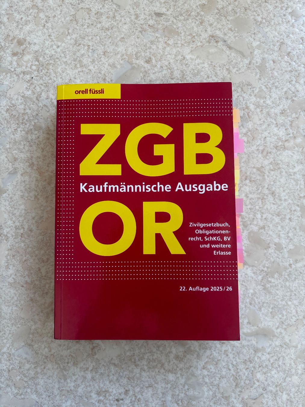 Livres: ZGB/ OR Buch – D'occasion à Brüttelen par mat_s57p