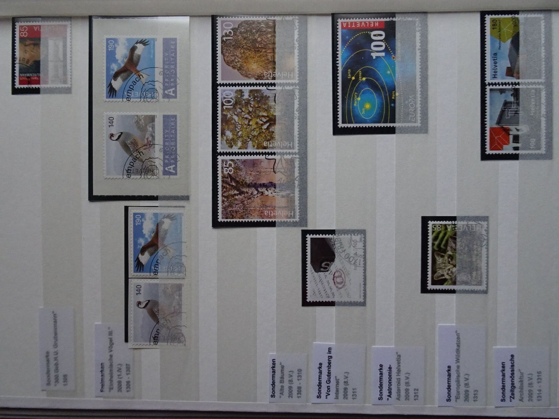 Tous les timbres: 2009 – Neuf (Voir description) à Aadorf par Chnorli-Furz
