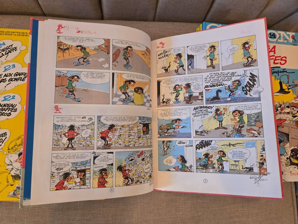 Gaston - Lot de 11 bd - Bon état (Gebraucht) in Crémines für CHF 29 ...